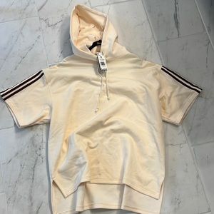 Ivy park cream and burgundy sweatshirt